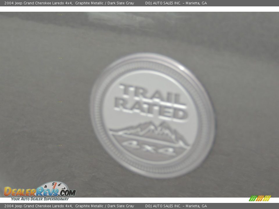 2004 Jeep Grand Cherokee Laredo 4x4 Graphite Metallic / Dark Slate Gray Photo #18
