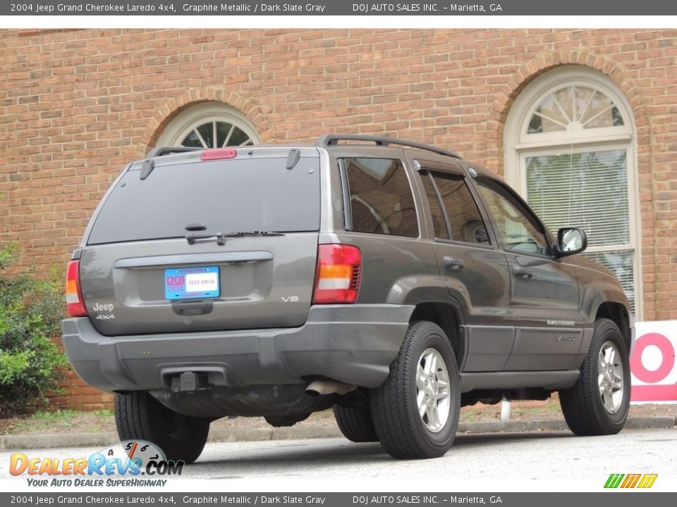 2004 Jeep Grand Cherokee Laredo 4x4 Graphite Metallic / Dark Slate Gray Photo #22