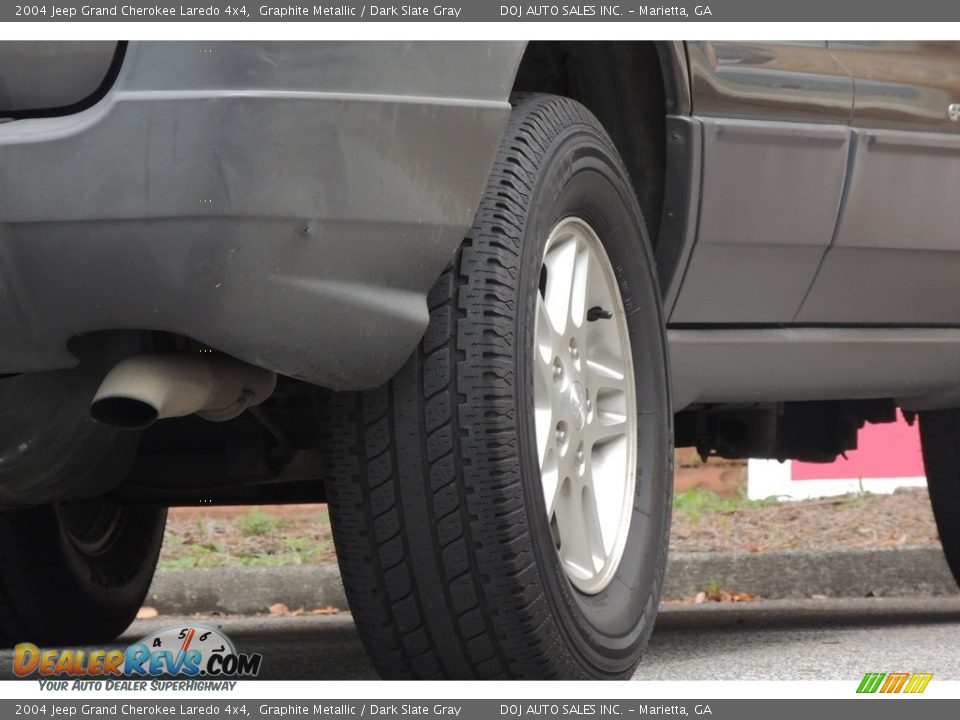 2004 Jeep Grand Cherokee Laredo 4x4 Graphite Metallic / Dark Slate Gray Photo #24