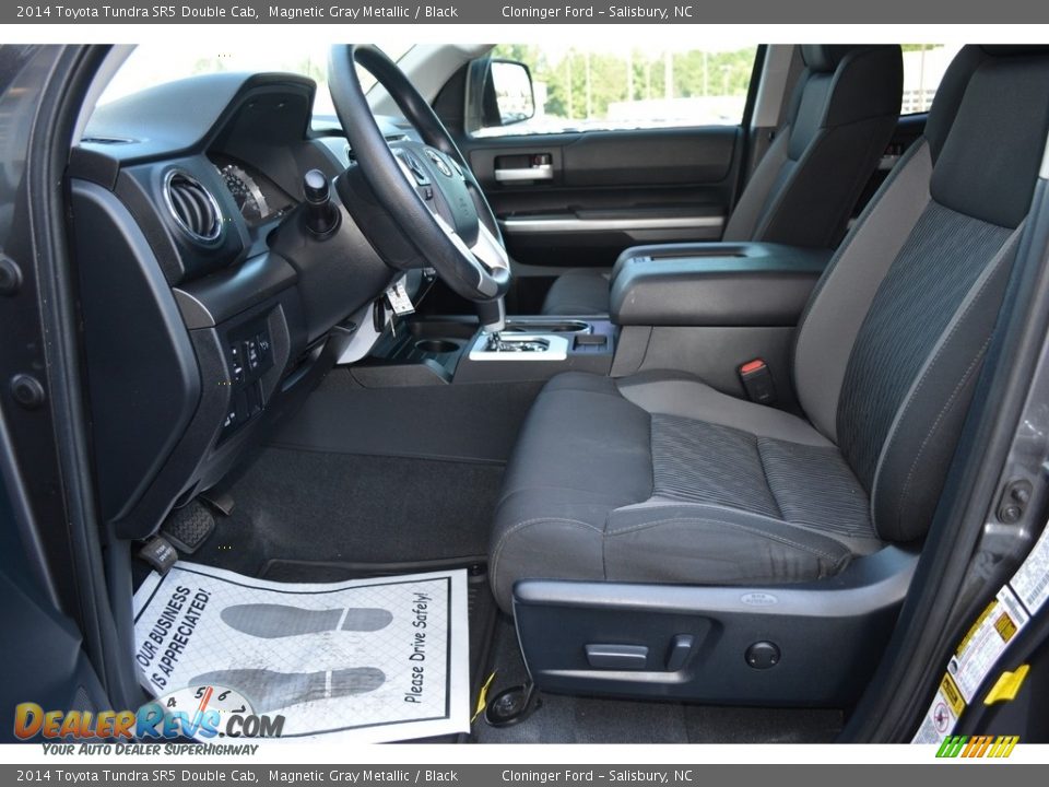 2014 Toyota Tundra SR5 Double Cab Magnetic Gray Metallic / Black Photo #11