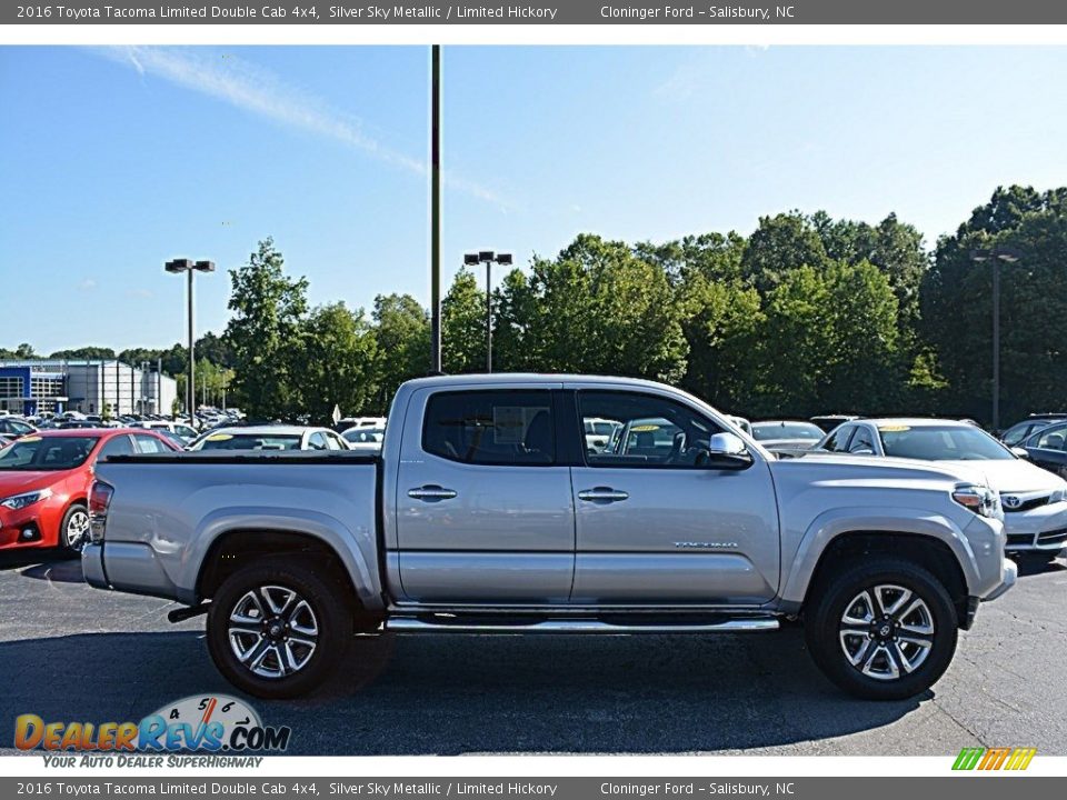 2016 Toyota Tacoma Limited Double Cab 4x4 Silver Sky Metallic / Limited Hickory Photo #2