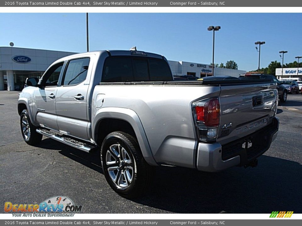 2016 Toyota Tacoma Limited Double Cab 4x4 Silver Sky Metallic / Limited Hickory Photo #5