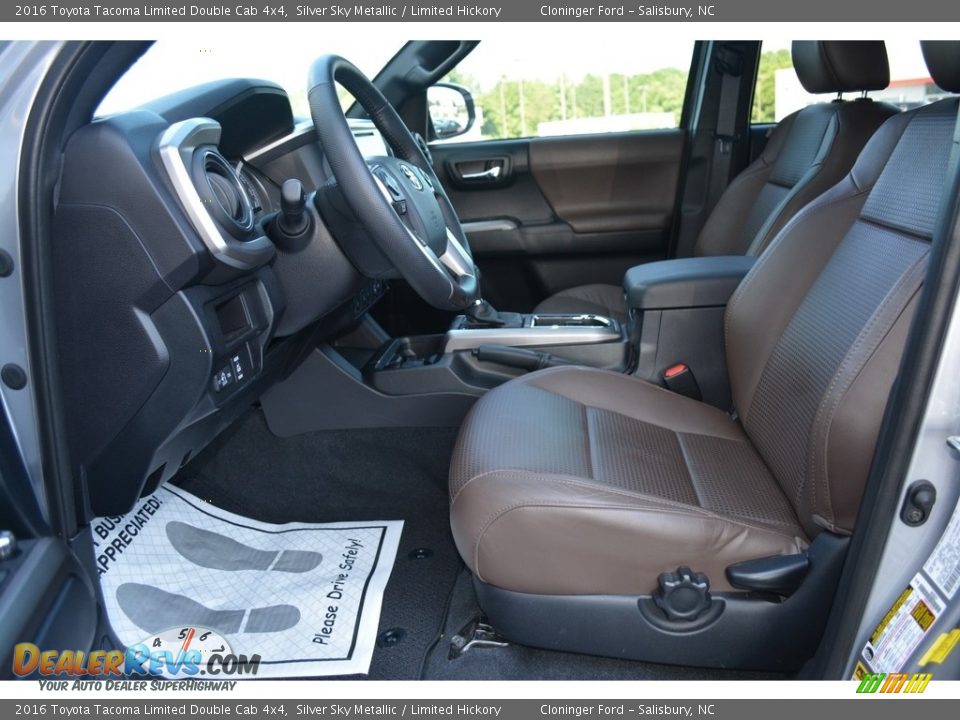 Front Seat of 2016 Toyota Tacoma Limited Double Cab 4x4 Photo #12