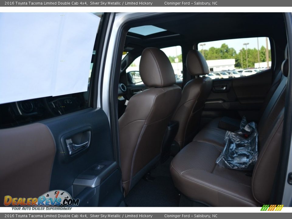Rear Seat of 2016 Toyota Tacoma Limited Double Cab 4x4 Photo #14