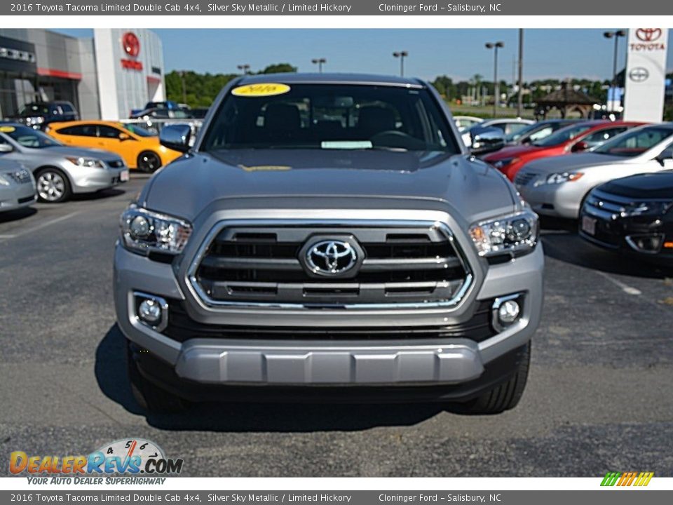 2016 Toyota Tacoma Limited Double Cab 4x4 Silver Sky Metallic / Limited Hickory Photo #31
