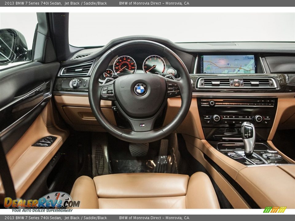 Dashboard of 2013 BMW 7 Series 740i Sedan Photo #4