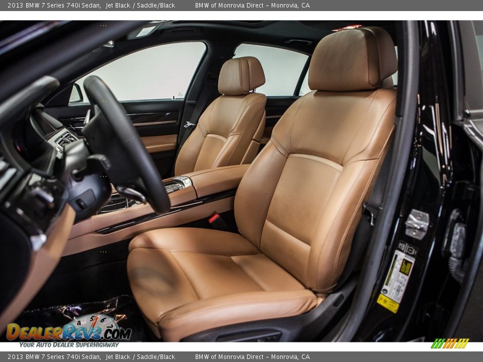 Front Seat of 2013 BMW 7 Series 740i Sedan Photo #6