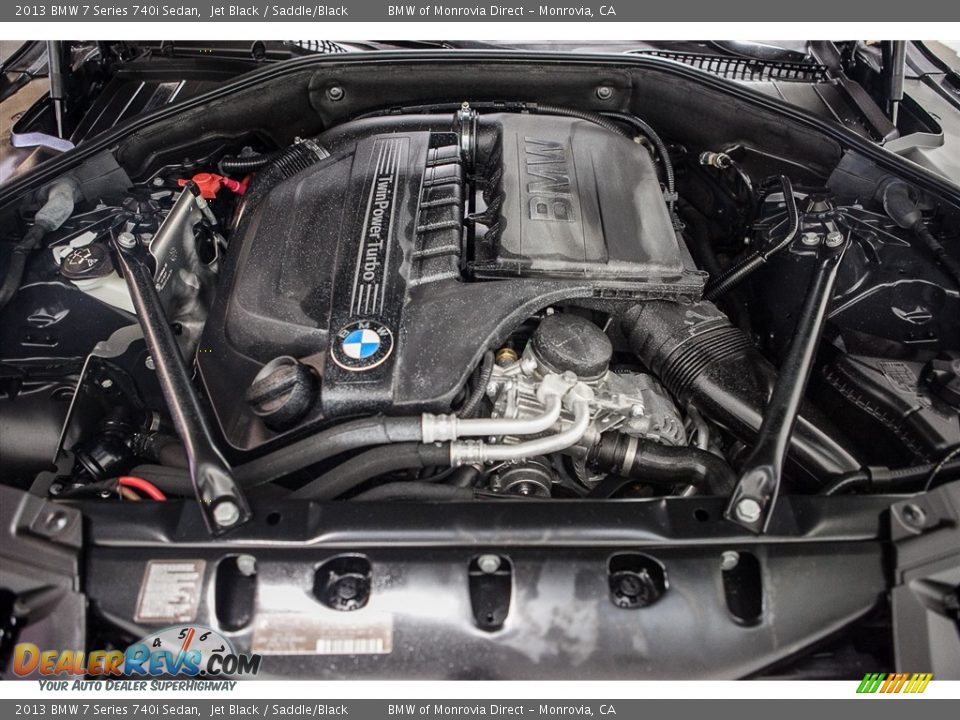 2013 BMW 7 Series 740i Sedan 3.0 Liter DI TwinPower Turbocharged DOHC 24-Valve VVT Inline 6 Cylinder Engine Photo #8