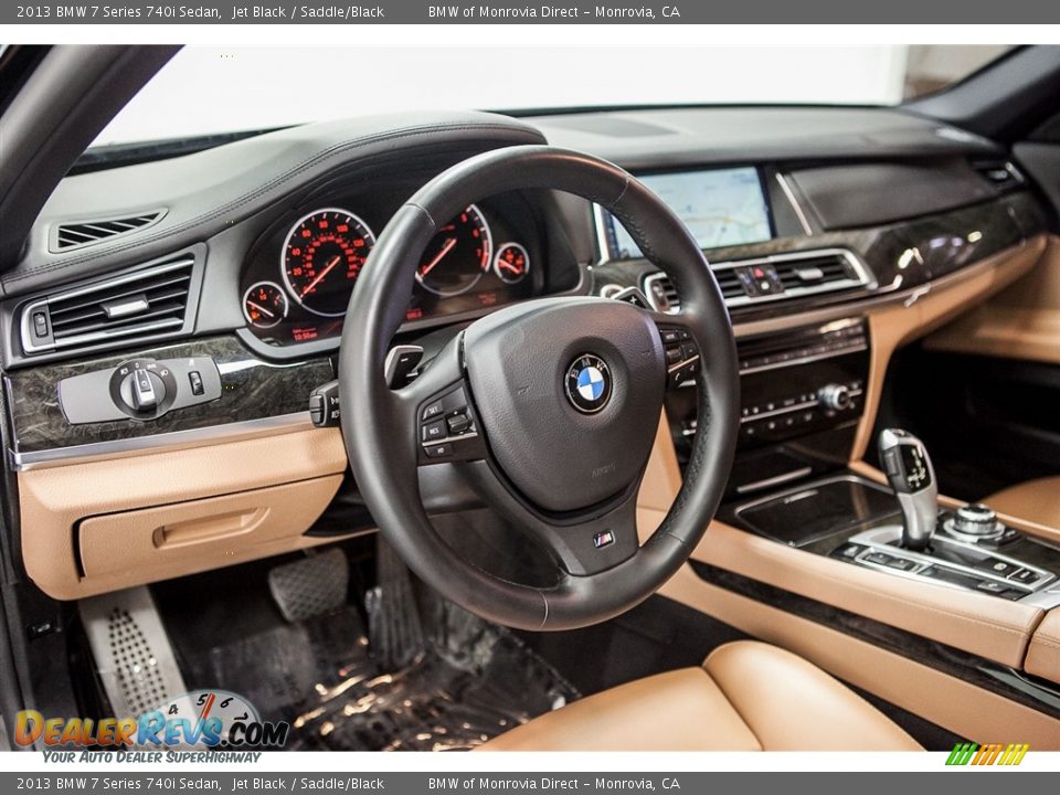 Dashboard of 2013 BMW 7 Series 740i Sedan Photo #18