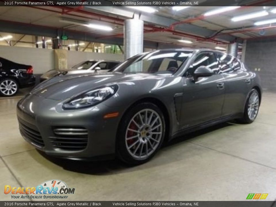 2016 Porsche Panamera GTS Agate Grey Metallic / Black Photo #1