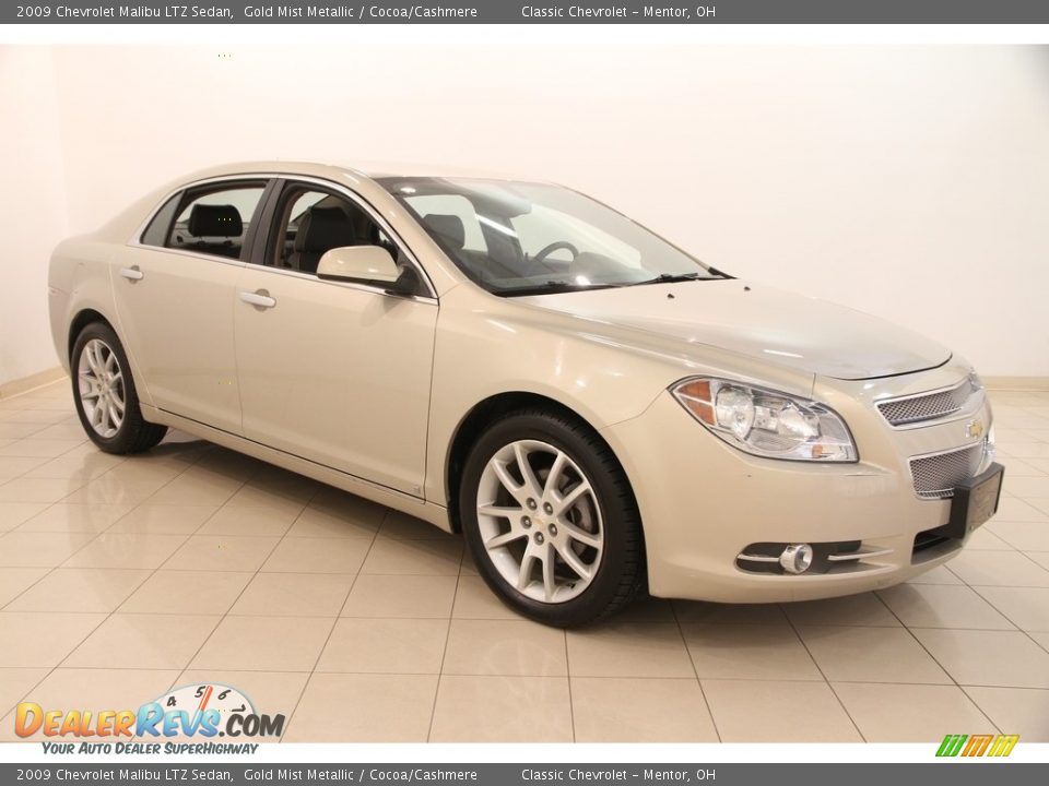 2009 Chevrolet Malibu LTZ Sedan Gold Mist Metallic / Cocoa/Cashmere Photo #1
