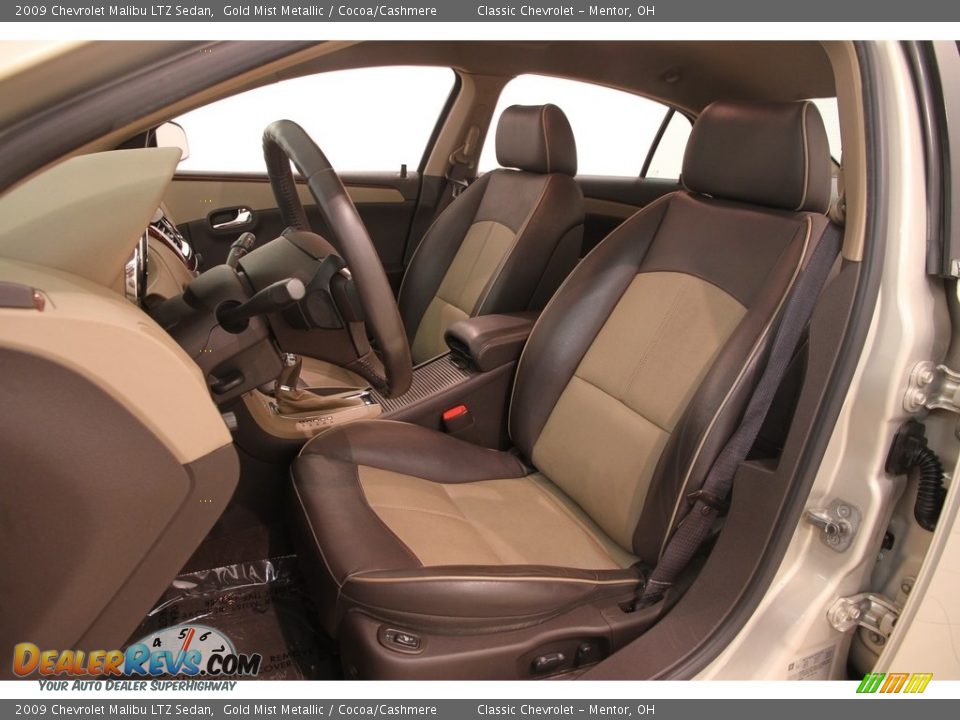 2009 Chevrolet Malibu LTZ Sedan Gold Mist Metallic / Cocoa/Cashmere Photo #5
