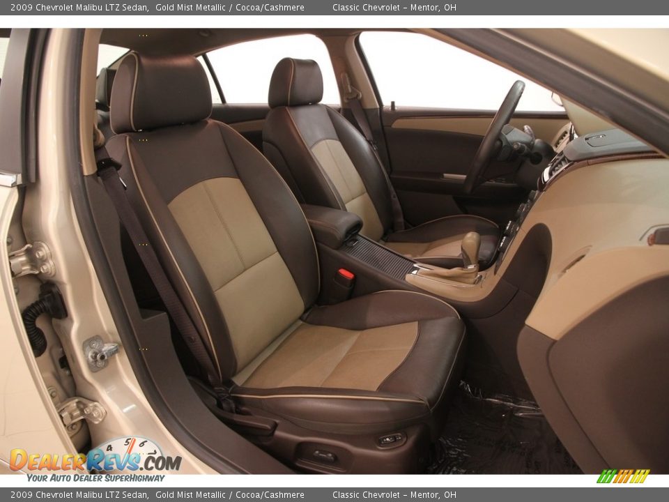 2009 Chevrolet Malibu LTZ Sedan Gold Mist Metallic / Cocoa/Cashmere Photo #13