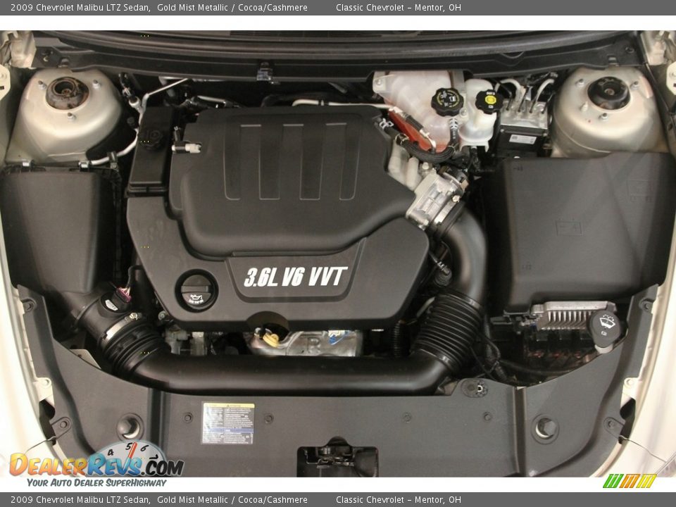 2009 Chevrolet Malibu LTZ Sedan Gold Mist Metallic / Cocoa/Cashmere Photo #16