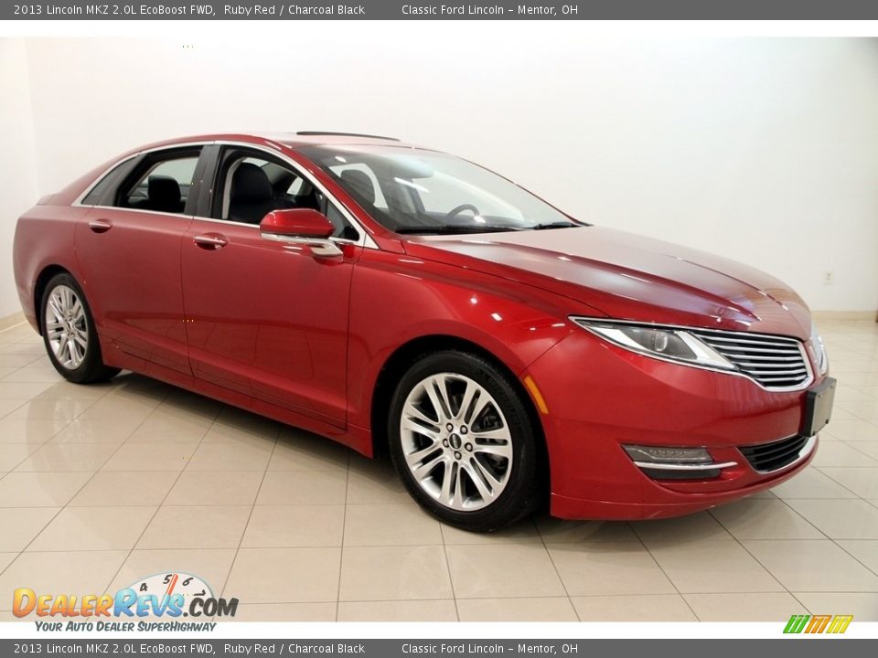 2013 Lincoln MKZ 2.0L EcoBoost FWD Ruby Red / Charcoal Black Photo #1