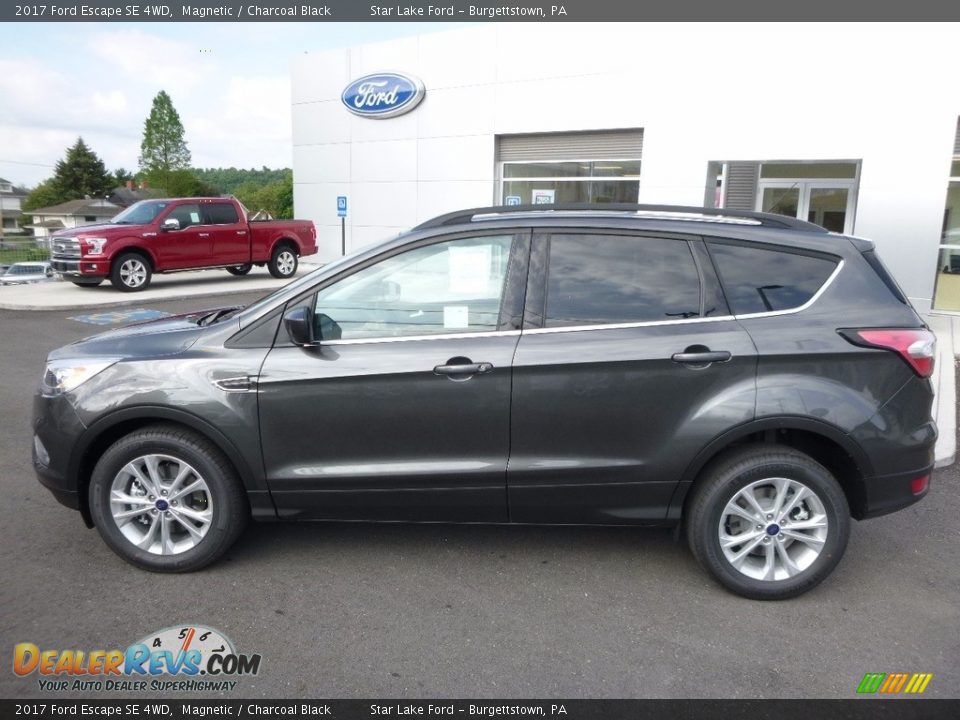 2017 Ford Escape SE 4WD Magnetic / Charcoal Black Photo #9