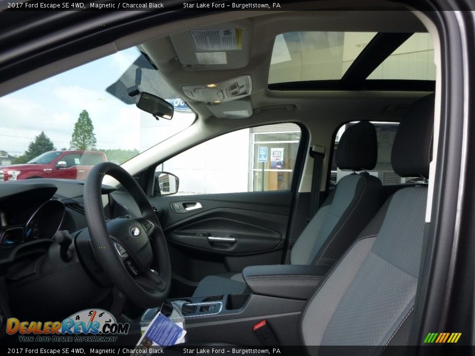 2017 Ford Escape SE 4WD Magnetic / Charcoal Black Photo #10
