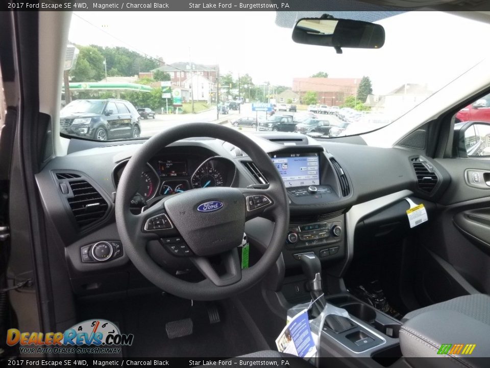 2017 Ford Escape SE 4WD Magnetic / Charcoal Black Photo #12