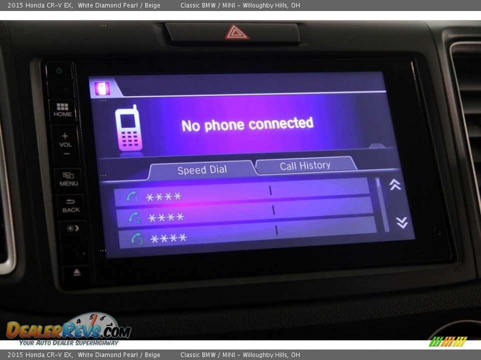 2015 Honda CR-V EX White Diamond Pearl / Beige Photo #13