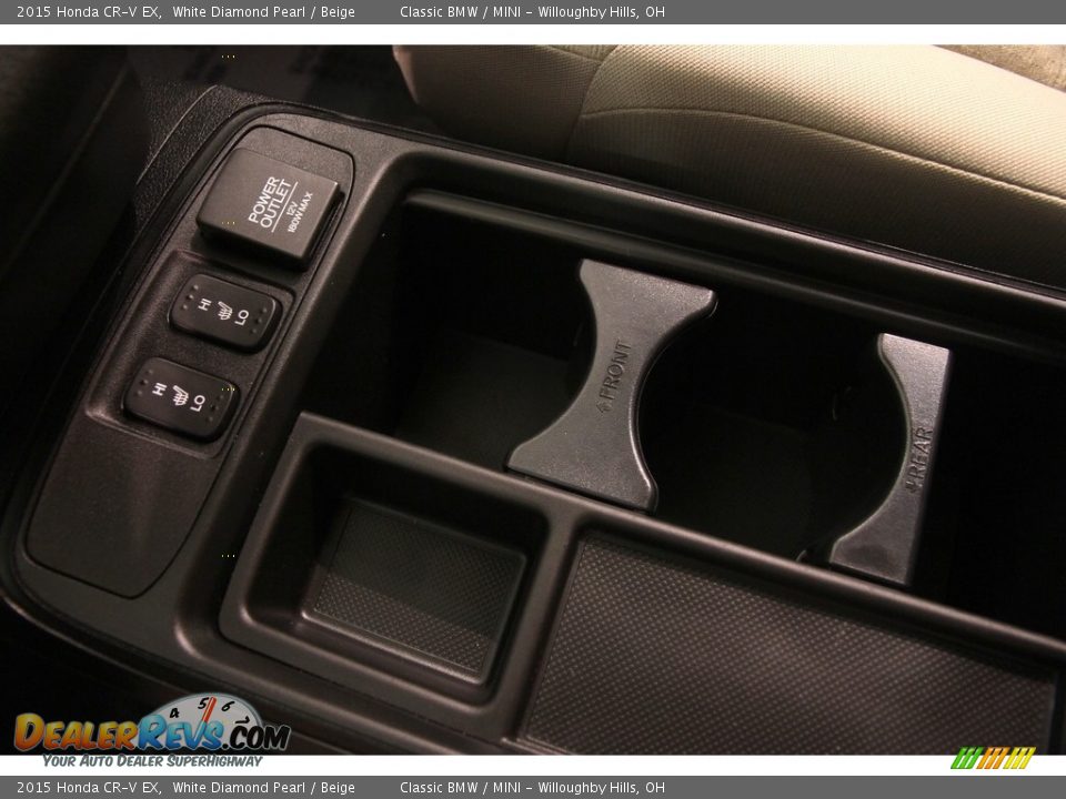 2015 Honda CR-V EX White Diamond Pearl / Beige Photo #14