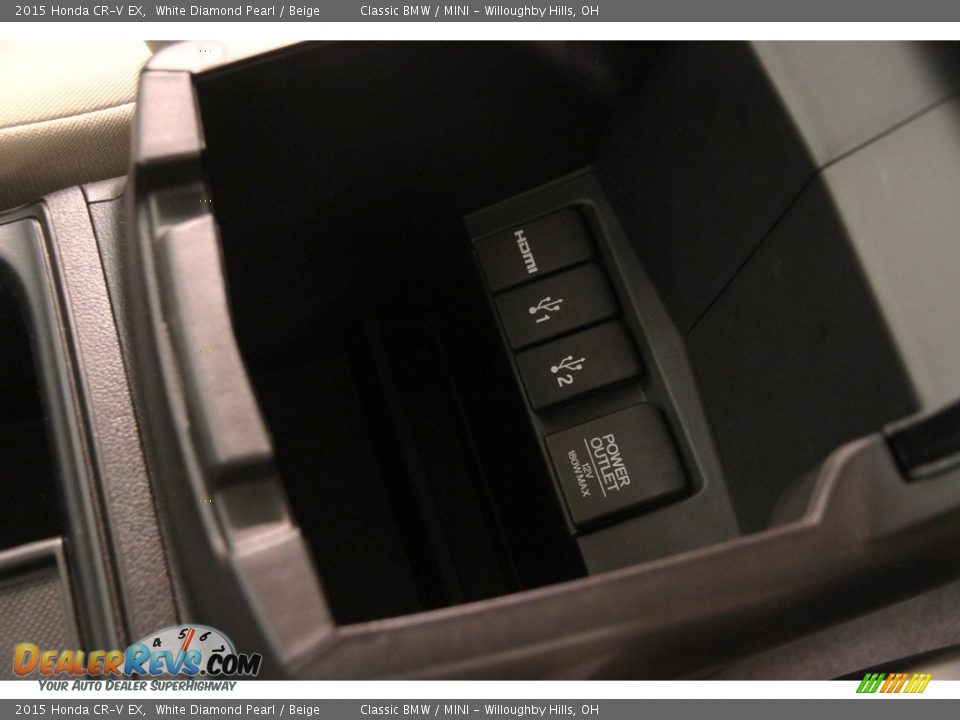 2015 Honda CR-V EX White Diamond Pearl / Beige Photo #16