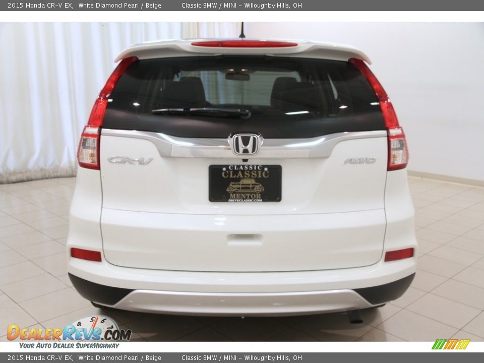 2015 Honda CR-V EX White Diamond Pearl / Beige Photo #20