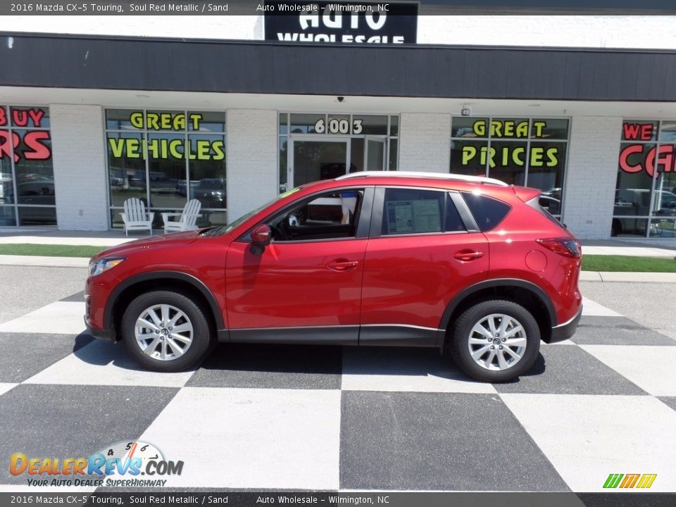 2016 Mazda CX-5 Touring Soul Red Metallic / Sand Photo #1