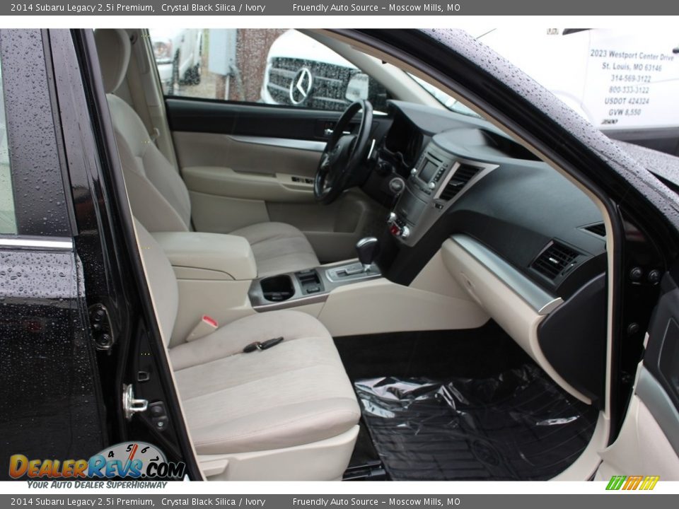 2014 Subaru Legacy 2.5i Premium Crystal Black Silica / Ivory Photo #6