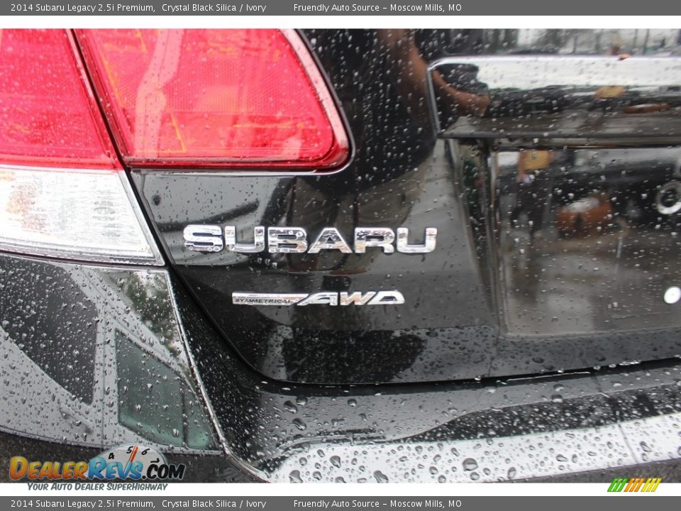 2014 Subaru Legacy 2.5i Premium Crystal Black Silica / Ivory Photo #13