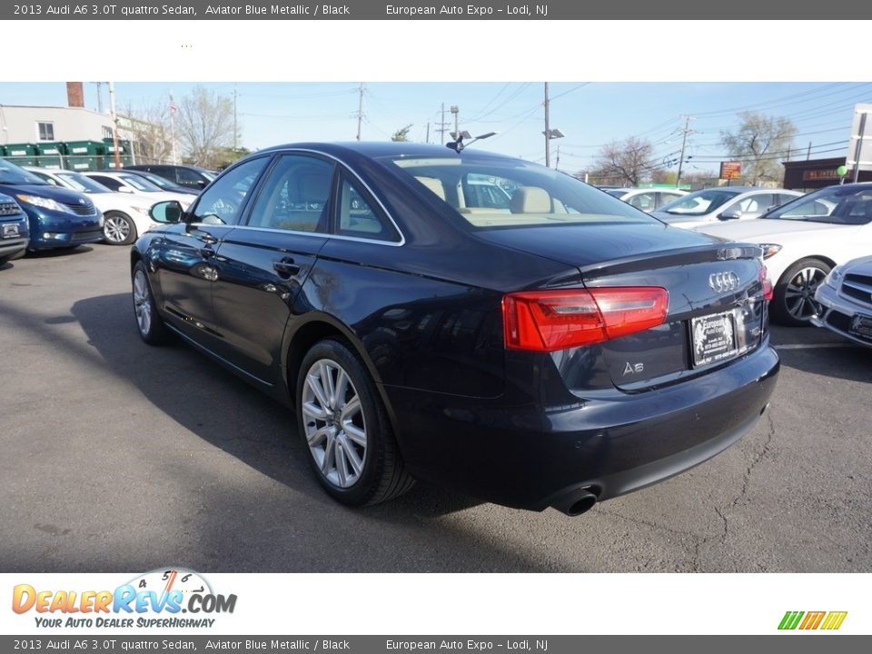 2013 Audi A6 3.0T quattro Sedan Aviator Blue Metallic / Black Photo #3