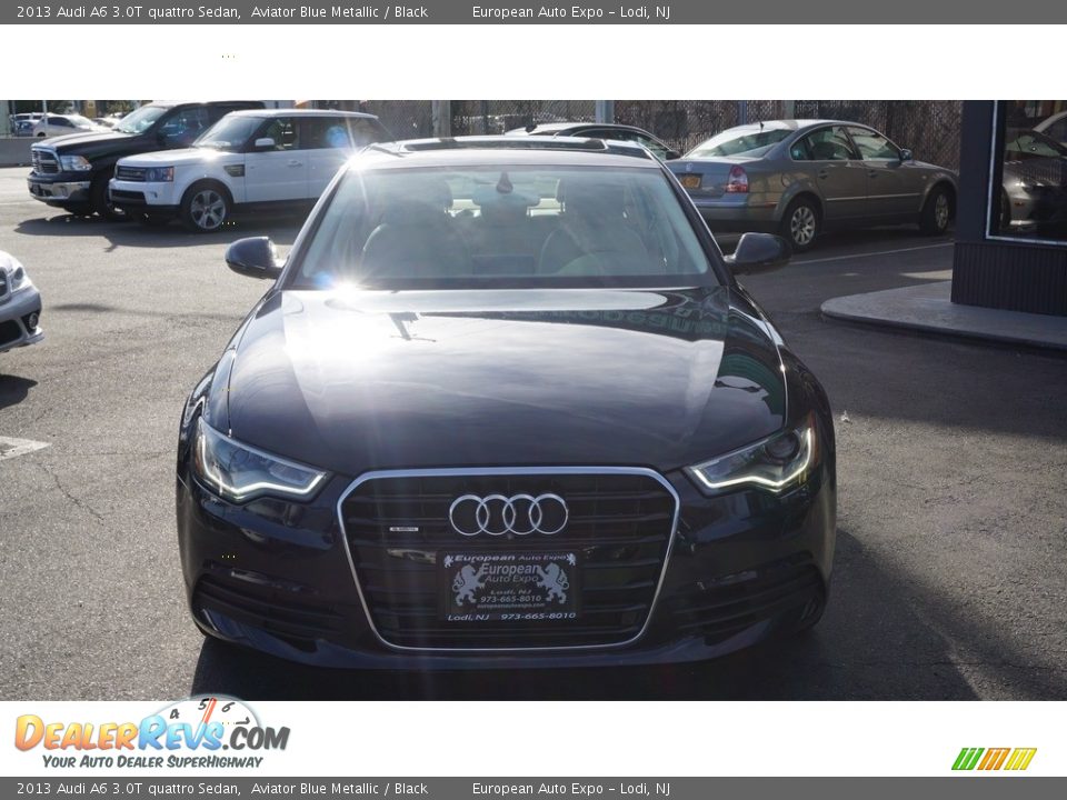 2013 Audi A6 3.0T quattro Sedan Aviator Blue Metallic / Black Photo #8