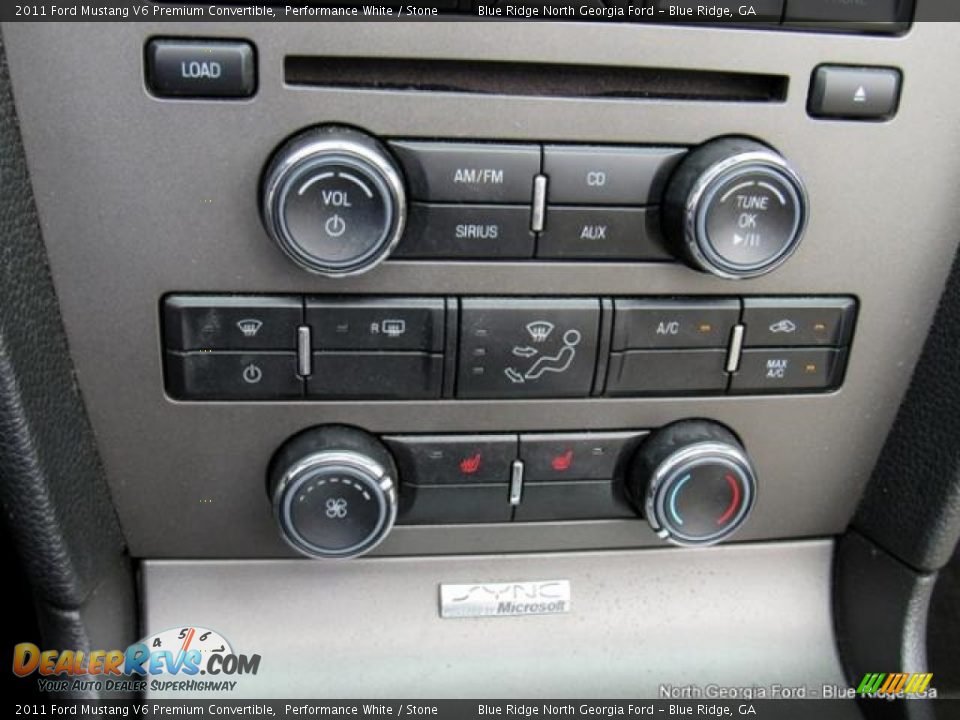 2011 Ford Mustang V6 Premium Convertible Performance White / Stone Photo #26
