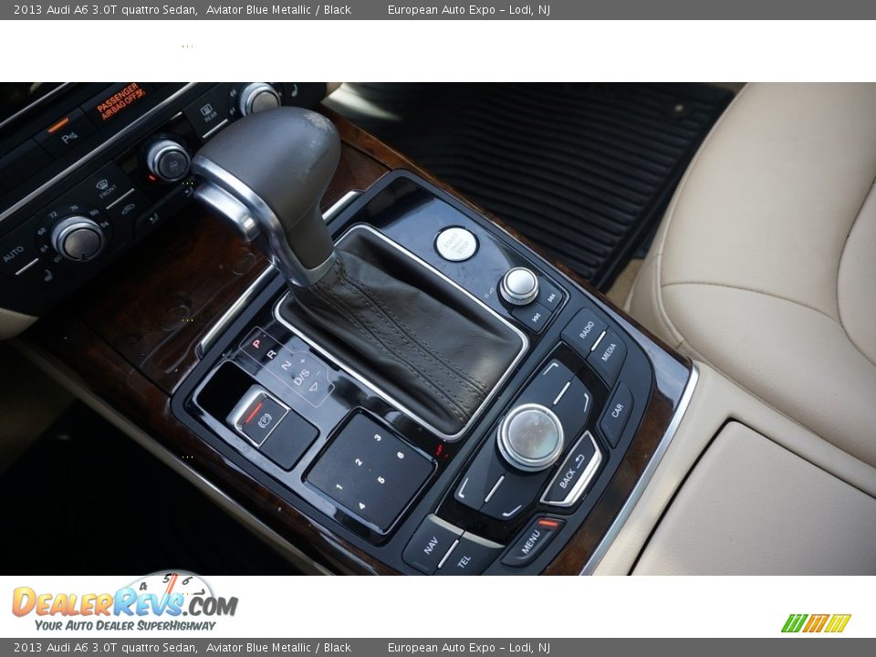 2013 Audi A6 3.0T quattro Sedan Aviator Blue Metallic / Black Photo #23