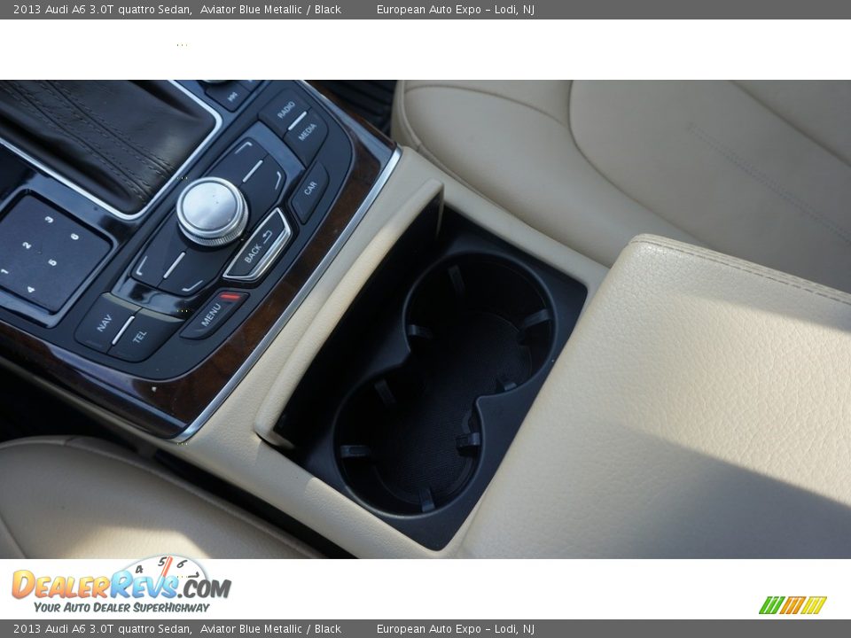 2013 Audi A6 3.0T quattro Sedan Aviator Blue Metallic / Black Photo #24