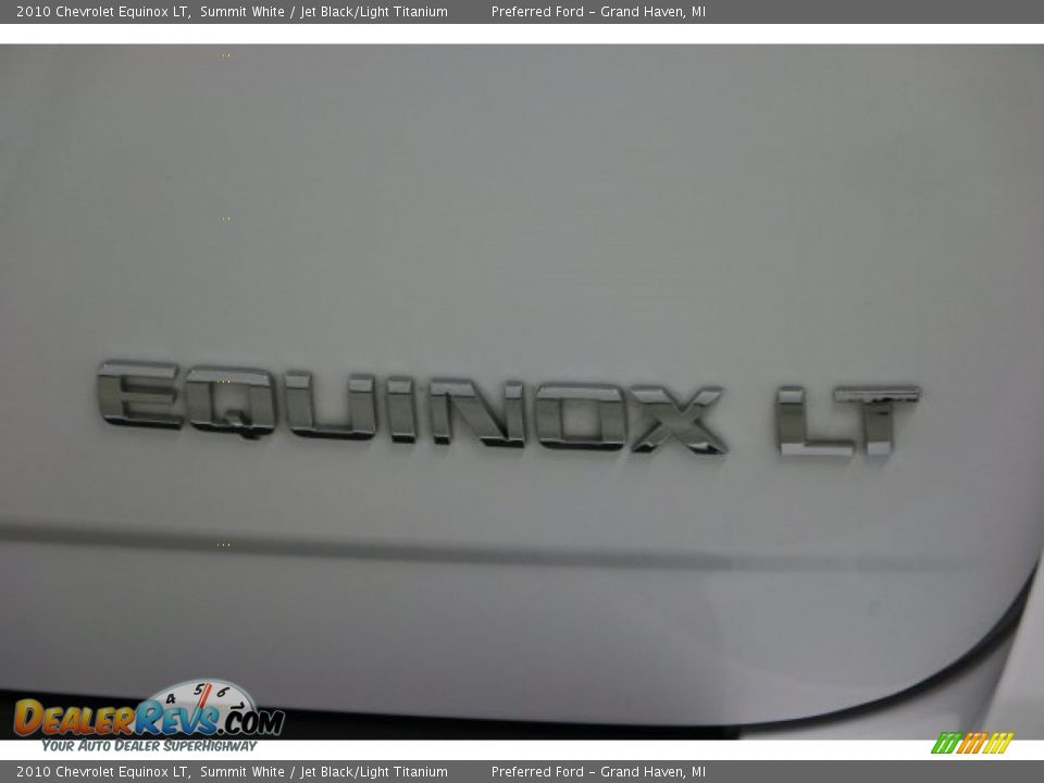 2010 Chevrolet Equinox LT Summit White / Jet Black/Light Titanium Photo #26