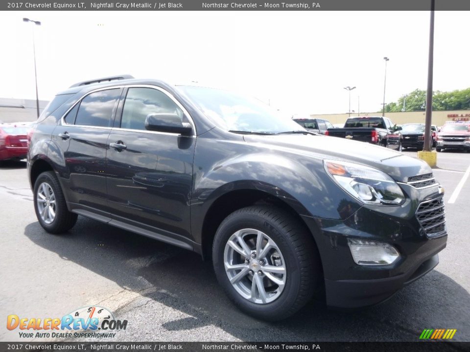 2017 Chevrolet Equinox LT Nightfall Gray Metallic / Jet Black Photo #3