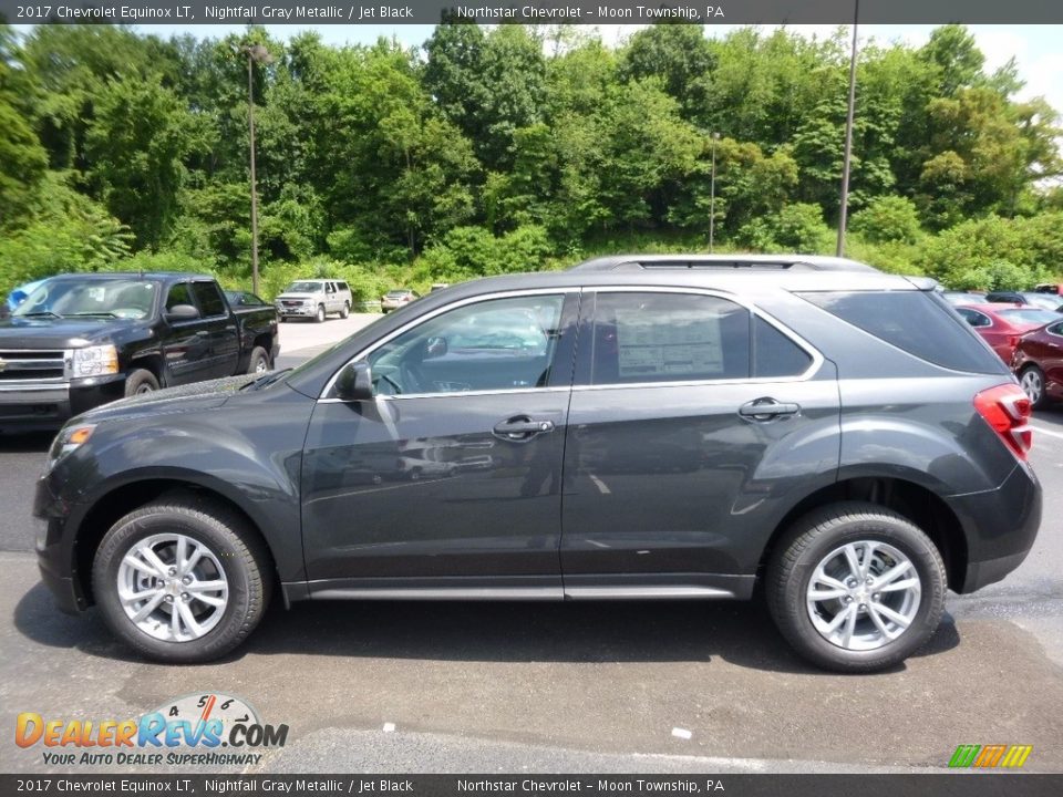 2017 Chevrolet Equinox LT Nightfall Gray Metallic / Jet Black Photo #9