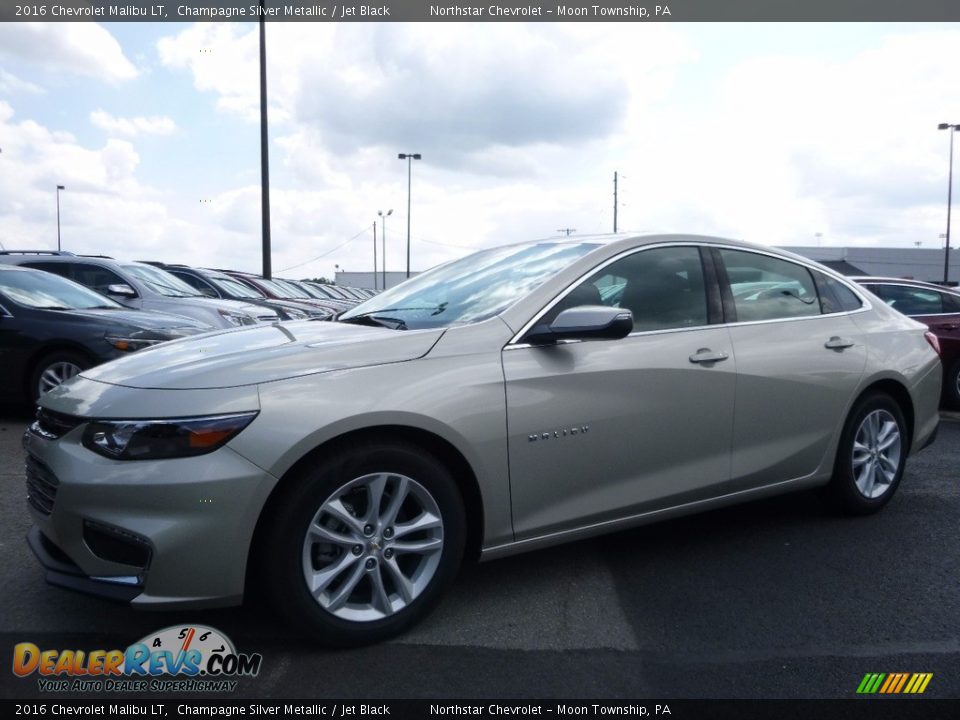 2016 Chevrolet Malibu LT Champagne Silver Metallic / Jet Black Photo #1