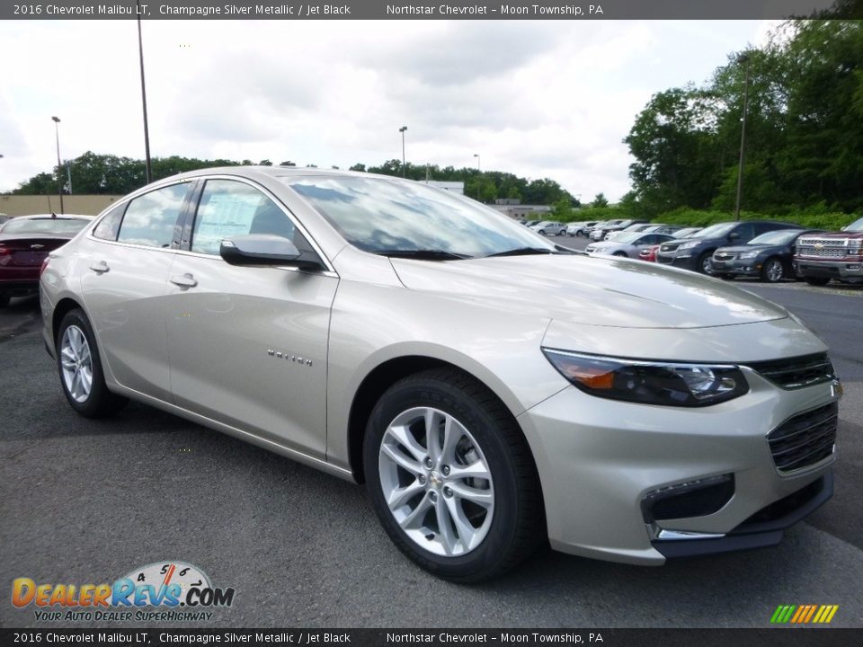 2016 Chevrolet Malibu LT Champagne Silver Metallic / Jet Black Photo #3