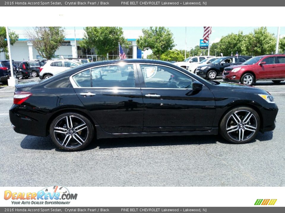 2016 Honda Accord Sport Sedan Crystal Black Pearl / Black Photo #5