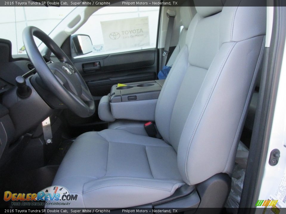 Front Seat of 2016 Toyota Tundra SR Double Cab Photo #19