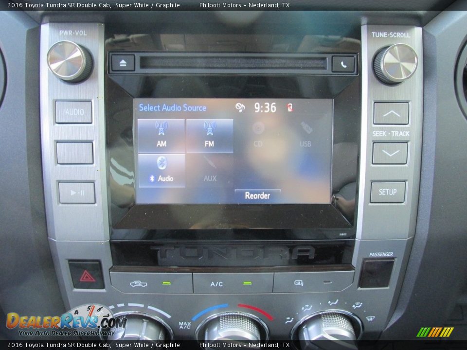 Audio System of 2016 Toyota Tundra SR Double Cab Photo #24