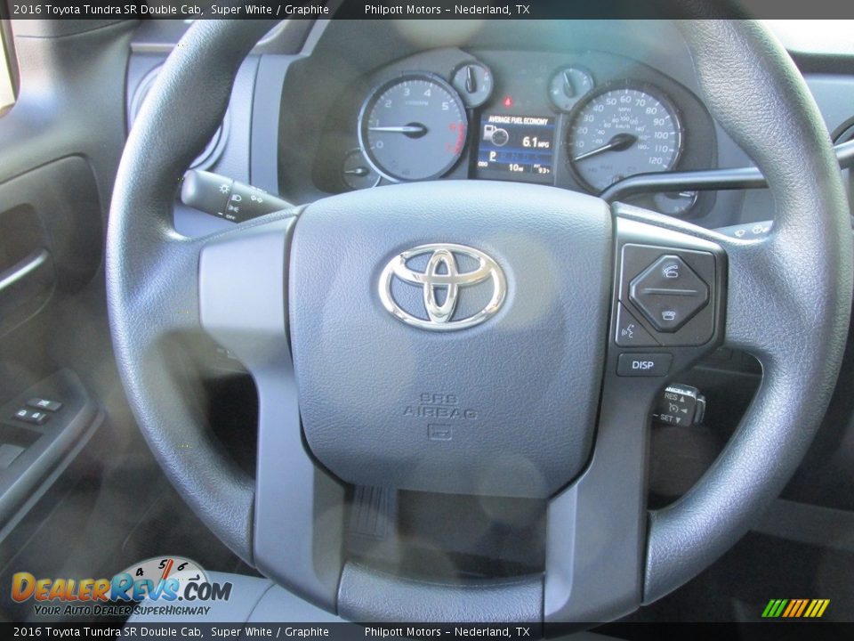 2016 Toyota Tundra SR Double Cab Steering Wheel Photo #26