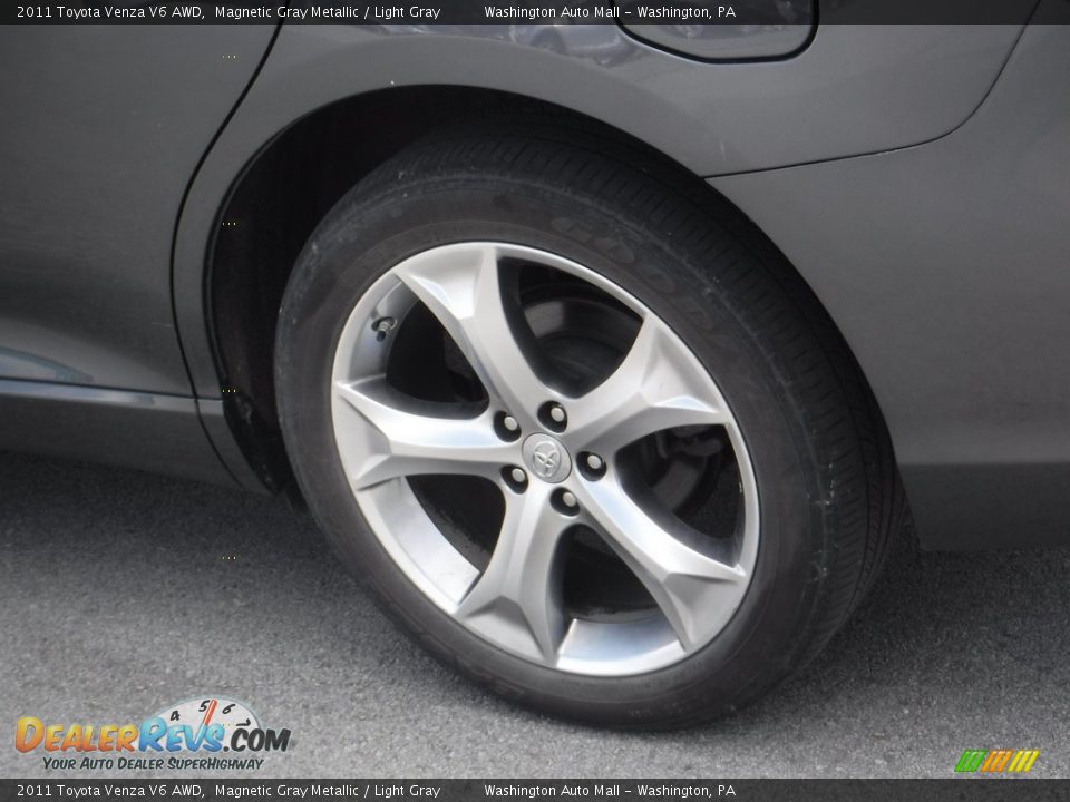 2011 Toyota Venza V6 AWD Magnetic Gray Metallic / Light Gray Photo #6