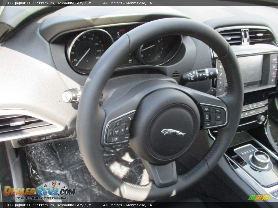 2017 Jaguar XE 25t Premium Steering Wheel Photo #14