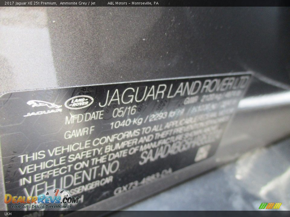 LKH - 2017 Jaguar XE