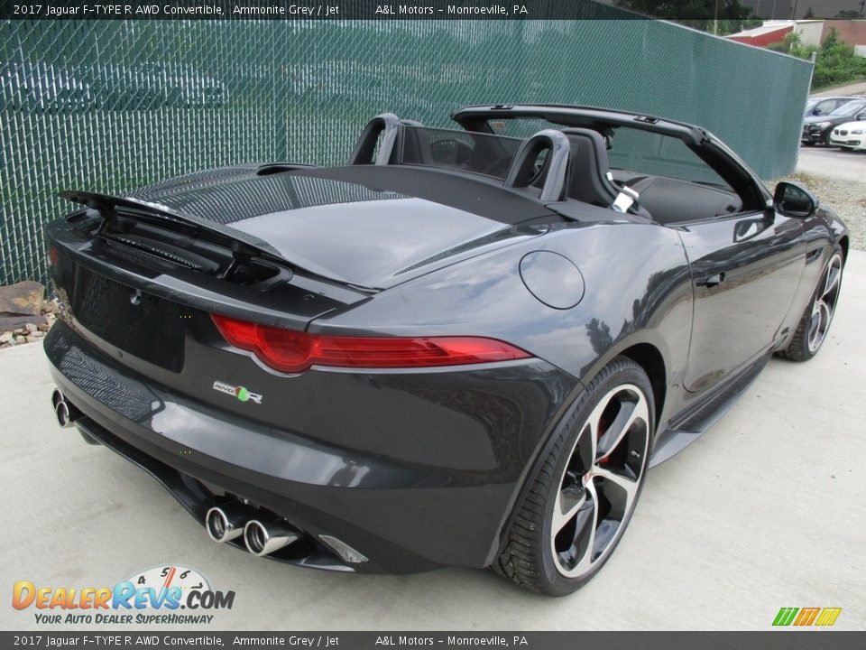 2017 Jaguar F-TYPE R AWD Convertible Ammonite Grey / Jet Photo #4