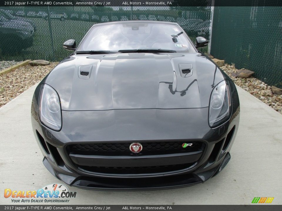 2017 Jaguar F-TYPE R AWD Convertible Ammonite Grey / Jet Photo #7