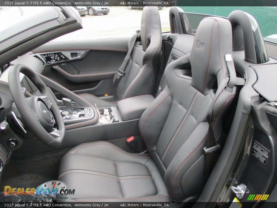 Front Seat of 2017 Jaguar F-TYPE R AWD Convertible Photo #14