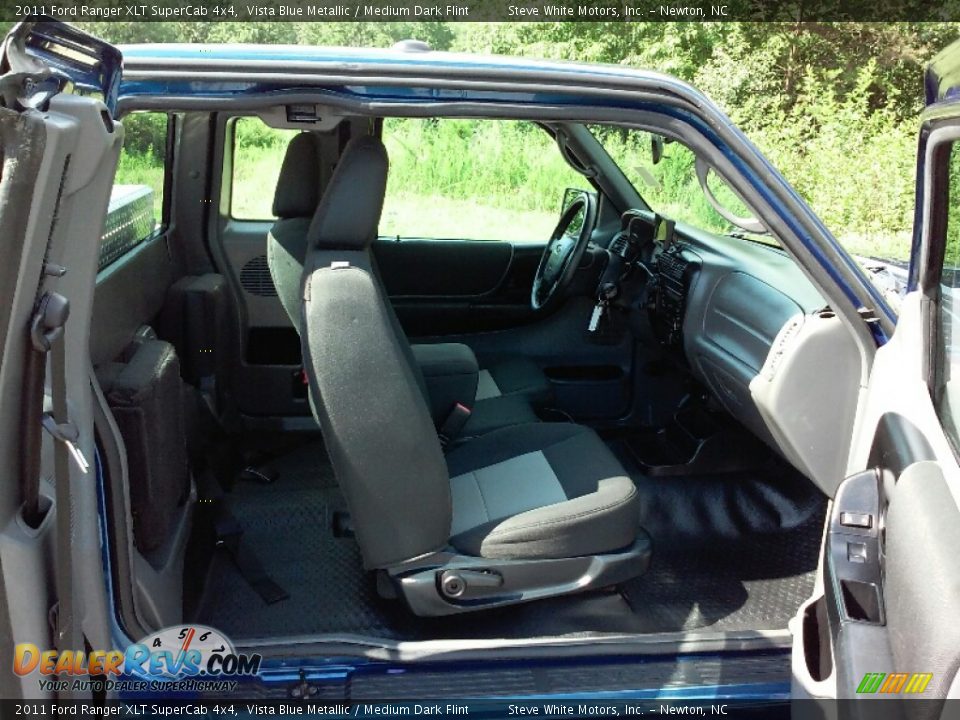2011 Ford Ranger XLT SuperCab 4x4 Vista Blue Metallic / Medium Dark Flint Photo #16